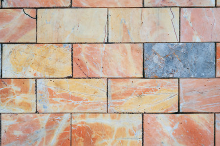 Wall or Floor Tiles Design Pattern Background for Buildingsの写真素材