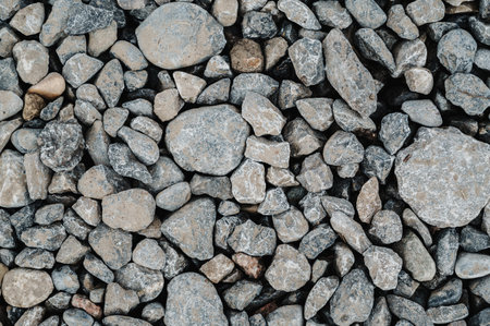 Stones on pathway texture for backgroundの写真素材