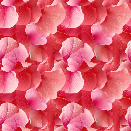 luxurious seamless floral texture with abstract blossoms, digitally rendered in high detailの素材