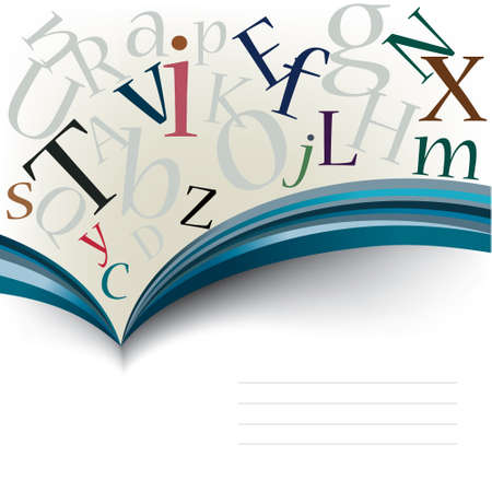 Vector abstract book seriesのイラスト素材