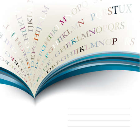 Vector abstract book seriesのイラスト素材