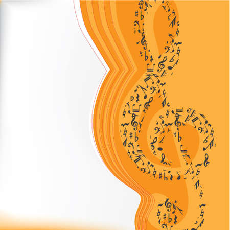 Musical vector background seriesのイラスト素材