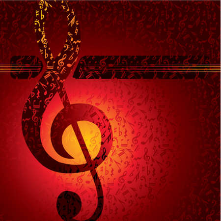 Vector music background seriesのイラスト素材