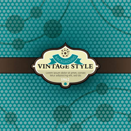 Vintage background templateのイラスト素材