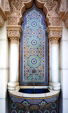 Middle Moroccan architecture traditional designの写真素材
