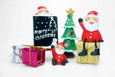 Santa toys and gift . Chrismas day