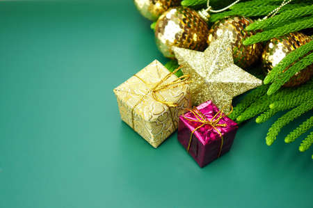Christmas decoration with gifts