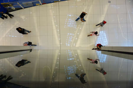 KL SENTRAL, KUALA LUMPUR-MARCH 21. 2015: A new shopping mall, NU Sentral is easily accessible from KL Sentral, offering unparalleled convenience and connectivity.のeditorial素材