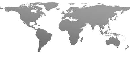 World map illustrationの写真素材