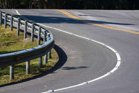 Road within a university in Thailand.の写真素材