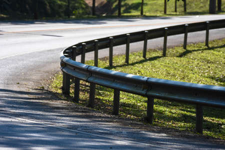 Road within a university in Thailand.の写真素材