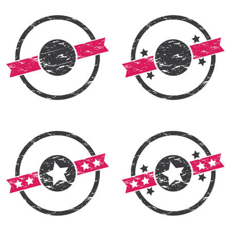 Grunge Rubber Stampのイラスト素材