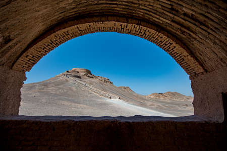 Yazd - Iran. April 23, 2017. The Temple of Silence in Yazd, Iran.のeditorial素材