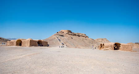 Yazd - Iran. April 23, 2017. The Temple of Silence in Yazd, Iran.のeditorial素材