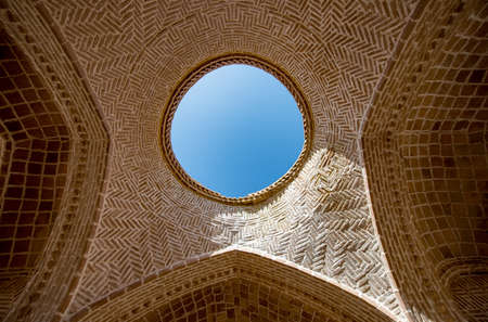Yazd - Iran. April 23, 2017. The Temple of Silence in Yazd.With its winding lanes, forest of badgirs, mud-brick houses and delightful places to stay, Yazd is a 'don't miss' destination.のeditorial素材