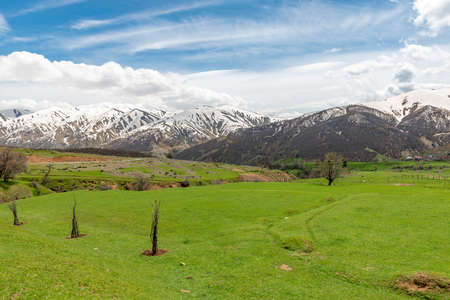 Mus / Turkey. Mus Valley, Plateau, Grassland and Villages.