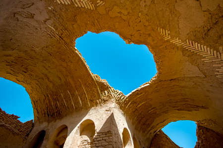 Yazd - Iran. April its, winding lanes, forest of badgirs, mud-brick houses and delightful places to stay, Yazd is a 'don't miss' destination.のeditorial素材