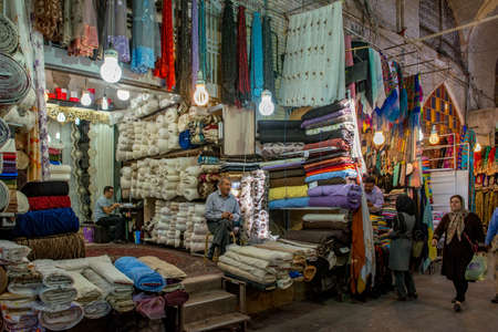 Vakil bazaar is the main section of the Shiraz Bazaar which was built in 11th Century by Karim Khan as a plan to make Shiraz into a prominent trading center. Shiraz - Iranのeditorial素材
