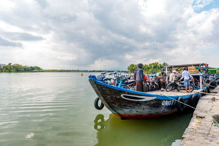 Hoi An is the city in the middle of Vietnam and famous for its well-preserved old townのeditorial素材