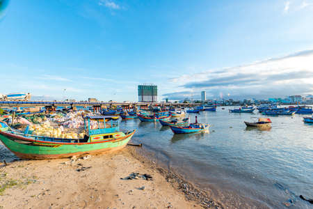 Nha Trang - Vietnam. December 13, 2015. A city wiev from Po Nagar Cham Towers Nha Trang - Vietnam.のeditorial素材
