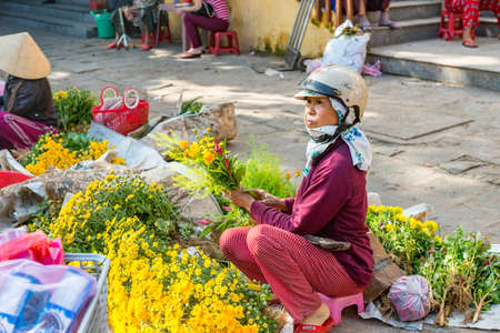 Hoi An is the city in the middle of Vietnam and famous for its well-preserved old townのeditorial素材
