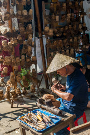 Hoi An is the city in the middle of Vietnam and famous for its well-preserved old townのeditorial素材