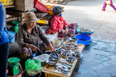 Hoi An is the city in the middle of Vietnam and famous for its well-preserved old townのeditorial素材