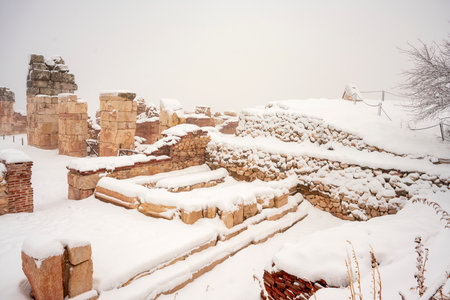 Welcome to Sagalassos. Isparta, Turkey.To visit the sprawling ruins of Sagalassos, high amid the jagged peaks of Akdag, is to approach myth: the ancient ruined city set in starkの写真素材
