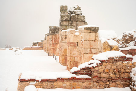 Welcome to Sagalassos. Isparta, Turkey.To visit the sprawling ruins of Sagalassos, high amid the jagged peaks of Akdag, is to approach myth: the ancient ruined city set in starkの写真素材