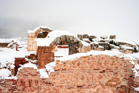 Welcome to Sagalassos. Isparta, Turkey.To visit the sprawling ruins of Sagalassos, high amid the jagged peaks of Akdag, is to approach myth: the ancient ruined city set in starkの写真素材