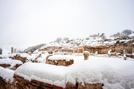 Welcome to Sagalassos. Isparta, Turkey.To visit the sprawling ruins of Sagalassos, high amid the jagged peaks of Akdag, is to approach myth: the ancient ruined city set in starkの写真素材