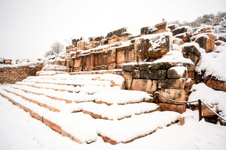 Welcome to Sagalassos. Isparta, Turkey.To visit the sprawling ruins of Sagalassos, high amid the jagged peaks of Akdag, is to approach myth: the ancient ruined city set in starkの写真素材
