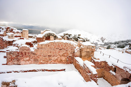 Welcome to Sagalassos. Isparta, Turkey.To visit the sprawling ruins of Sagalassos, high amid the jagged peaks of Akdag, is to approach myth: the ancient ruined city set in starkの写真素材