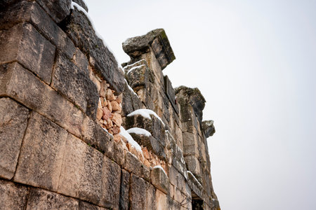 Welcome to Sagalassos. Isparta, Turkey.To visit the sprawling ruins of Sagalassos, high amid the jagged peaks of Akdag, is to approach myth: the ancient ruined city set in starkの写真素材