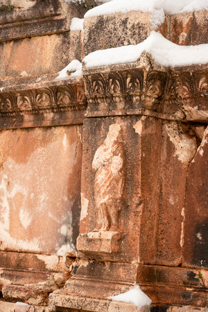 Welcome to Sagalassos. Isparta, Turkey.To visit the sprawling ruins of Sagalassos, high amid the jagged peaks of Akdag, is to approach myth: the ancient ruined city set in starkの写真素材