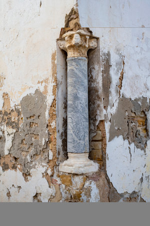 View of an old historic building, Sidi Bou Said Carthage, Tunisia.