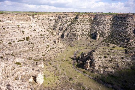 Ulubey Canyon is a nature park in the Ulubey and KarahallÄ± of Usak, Turkey. The park provides suitable habitat for many species of animals and plants and is being developed as a ceの写真素材