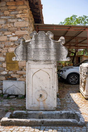 The Aphrodite of Aphrodisias (Aphrodisias) combined aspects of a local Anatolian, archaic fertility goddess with those of the Hellenic Aphrodite, goddess of love and beauty. Geyre,の写真素材
