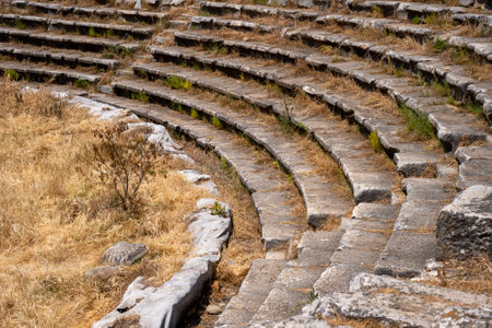 The Aphrodite of Aphrodisias (Aphrodisias) combined aspects of a local Anatolian, archaic fertility goddess with those of the Hellenic Aphrodite, goddess of love and beauty. Geyre,の写真素材