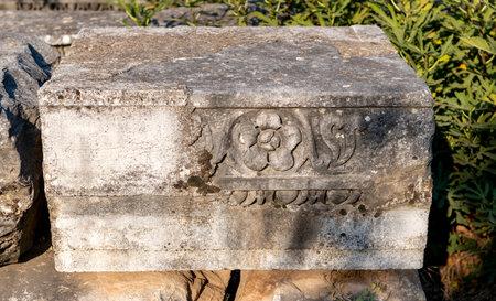 .The Temple Of Artemis At Sardis. Salihli, Manisa - TURKEY.The Temple the fourth largest Ionic...