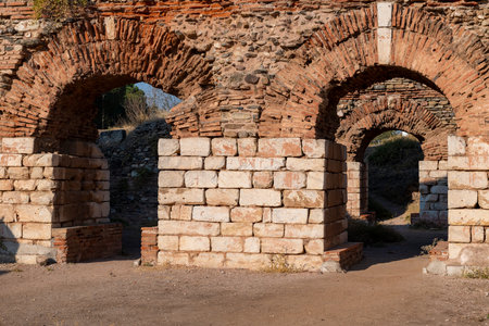 .The Temple Of Artemis At Sardis. Salihli, Manisa - TURKEY.The Temple the fourth largest Ionic...