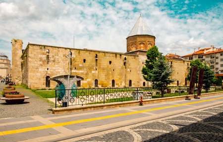 Cifte Minareli Madrasa (Double Minaret Theological Schools). The structure is located at the city...
