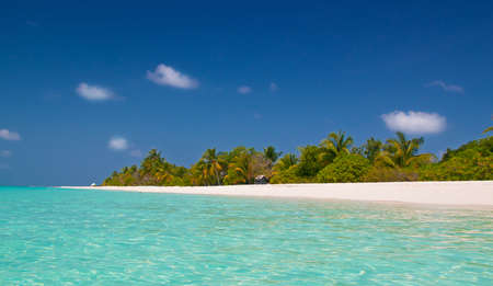 unspoilt tropical beachの写真素材