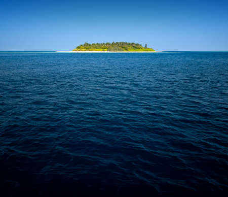 Tropical island in the seaの写真素材