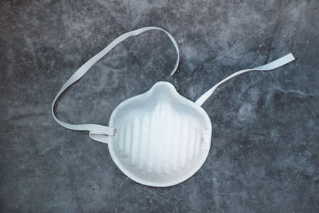 A face dust masks, disposable FFP3 respiratorsの写真素材