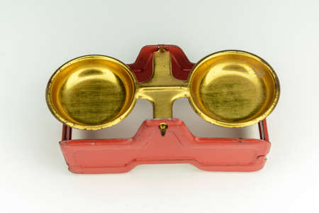 Old precision balance of the nineteenth centuryの写真素材