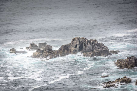 Lands End Coastline, Cornwall. United Kingdom.