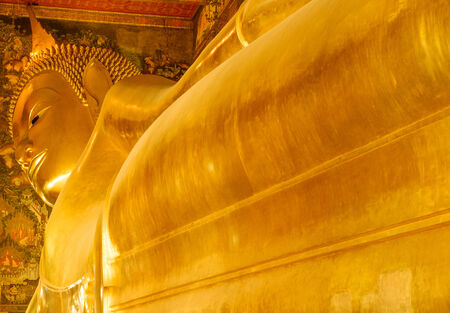 reclining Buddha  Count unit?Thai definitionの写真素材