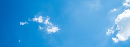 clouds in the blue skyの写真素材
