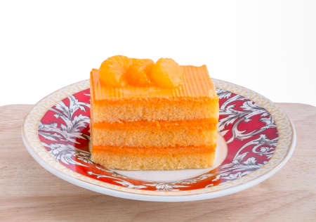 orange cakeの写真素材